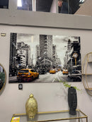 NYC Tempered Glass w / Foil Wall Art