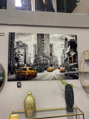 NYC Tempered Glass w / Foil Wall Art