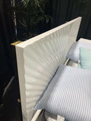 Gaines - White High Gloss - Queen Bed - Ornate Home