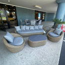 Pismo Gray Outdoor Seating Group w/ Coffee Table / 4pc