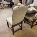Julia - Light Oak & Beige - Side Chair (Set of 2) - Ornate Home
