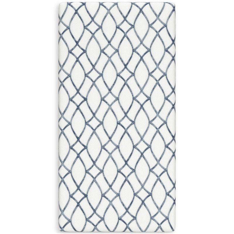 Chime Elite 2.0 White/Blue Memory Foam 10 Inch Mattress / Firm
