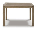 Aria Plains Brown Outdoor Dining Table