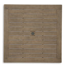 Aria Plains Brown Outdoor Dining Table