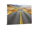 Rolling Road Tempered Glass w / Foil Wall Art