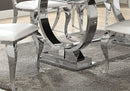 Antoine - Black Glass & Chrome - Dining Table - Ornate Home