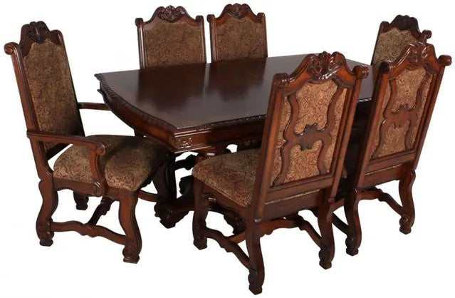 Neo Renaissance - Brown - Dining Room Set / 7pc - Ornate Home
