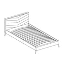 Vivar - Beige - Twin Bed - Ornate Home