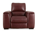 Alessandro Garnet Leather-match Power Recliner