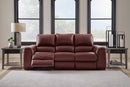 Alessandro Garnet Leather-Match Power Reclining Living Room Set / 2pc