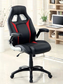Argon Black & Silver & Red  Office Chair