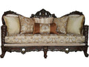 Acme Furniture Devayne Sofa with 6 Pillows in Dark Walnut 50685 - Ornate Home