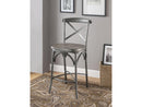 Acme Furniture Kaelyn II Counter Height Chair in Gray Oak and Sandy Gray (Set of 2) 70467 - Ornate Home