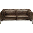 Acme Furniture Porchester Loveseat in Distress Chocolate 52481 - Ornate Home