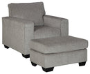 Altari Chair & Ottoman - 2pc - Ornate Home