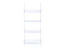 Amaturo - Clear Acrylic - Ladder Bookcase - Ornate Home