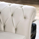 Antoinette - White Velvet - Stationary Sofa & Loveseat - 2pc - Ornate Home