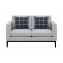 Apperson - Light Grey - Stationary Loveseat - Ornate Home