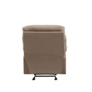 Arcadia - Light Brown Microfiber - Recliner (Motion) - Ornate Home