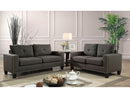 Attwell - Gray - Stationary Sofa & Loveseat - 2pc - Ornate Home