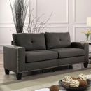 Attwell - Gray - Stationary Sofa & Loveseat - 2pc - Ornate Home