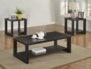 Audra Espresso 3-Piece Coffee Table Set - Ornate Home