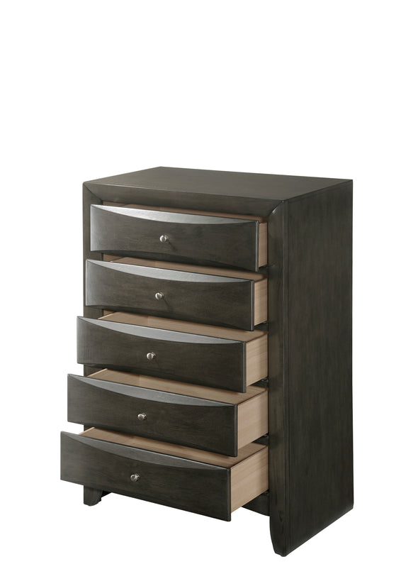 Emily Gray Storage Platform Bedroom Sets