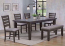 Bardstown Dining Table - Distressed Gray - Ornate Home