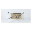 Barnard - Clear Glass Top & Mirrored Gold - 7pc Dining Set - Ornate Home