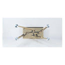 Barnard - Clear Glass Top & Mirrored Gold Finish- Dining Table - Ornate Home