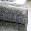 Basie - Gray - Stationary Sofa & Loveseat - 2pc - Ornate Home