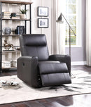Blane Brown Top Grain Leather Match Recliner (Power Motion) - Ornate Home