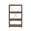 Bob - Weathered Oak & Black - Bookshelf - Ornate Home