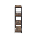 Bob - Weathered Oak & Black - Bookshelf - Ornate Home
