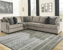 Bovarian - Stone - 3pc Sectional L Shape Sofa - Ornate Home