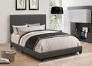 Boyd - Charcoal - Queen Panel Bed - Ornate Home