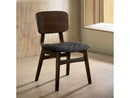 Shayna Walnut/Gray Side Chair (Set of 2)