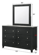 Cadence - Black - Dresser & Mirror - Ornate Home