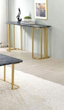 Calista - Black & Gold - Sofa Table - Ornate Home