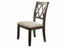 Claudia - Beige & Salvage Brown - Side Chair (Set of 2) - Ornate Home