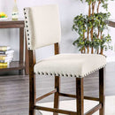 Glenbrook - Ivory Linen & Brown Cherry - Counter Height Side Chair (Set of 2) - Ornate Home