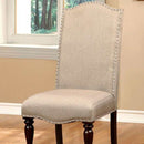 Hurdsfield - Antique Cherry & Beige - Dining Chair (Set of 2) - Ornate Home