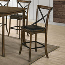 Buhl Burnished Oak/Espresso Counter Height Side Chair (Set of 2)