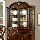 Elana - Brown Cherry - Curio/Hutch & Buffet - Ornate Home