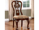 Elana - Brown Cherry & Brown - Dining Side Chair (Set of 2) - Ornate Home