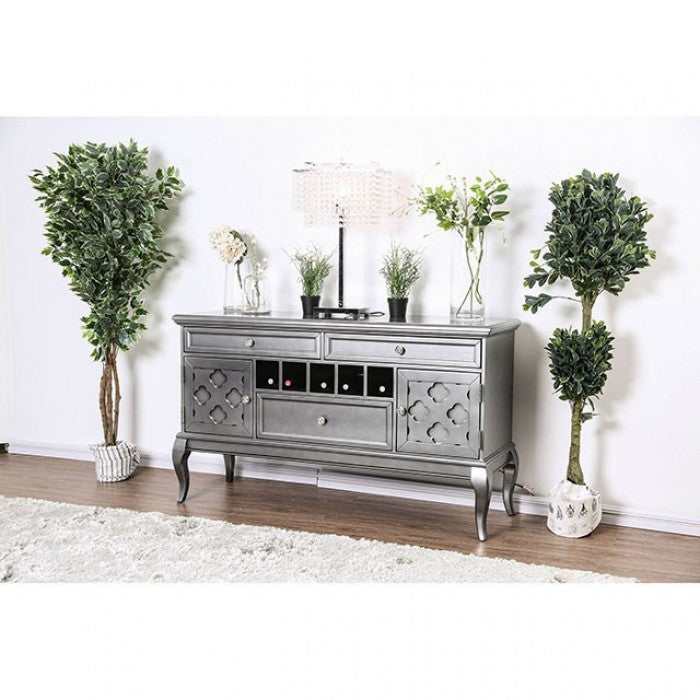 Amina - Gray - Server - Ornate Home
