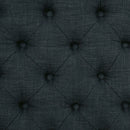 Sania III Antique Black & Blue 2 Seater Dining Bench