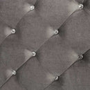 Belleterre - Gray/Silver & Mirrored - E. King Panel Bed - Ornate Home