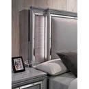 Alanis - Gray - 4pc Queen Bedroom Set w/ LED Light Trim - Ornate Home