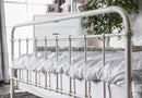 Iria Vintage White California King Bed